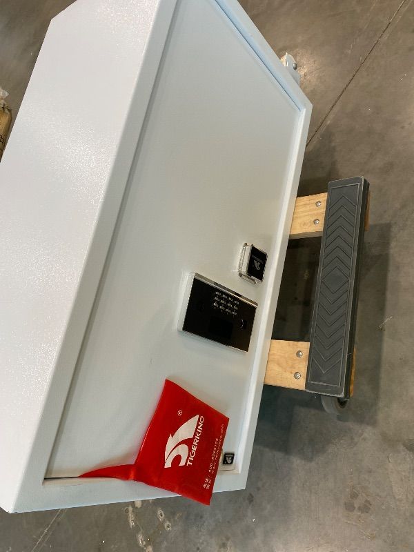 Photo 1 of **MAJOR DAMAGE**
?US STOCK?TIGERKING 7.2 Cubic Feet Extra Large Heavy Duty Safe Box, Home Safe with Double Safety Key Lock and Separate Lock Box, Digital safe with 2 Removable Shelf for Home Hotel Office,132lbs