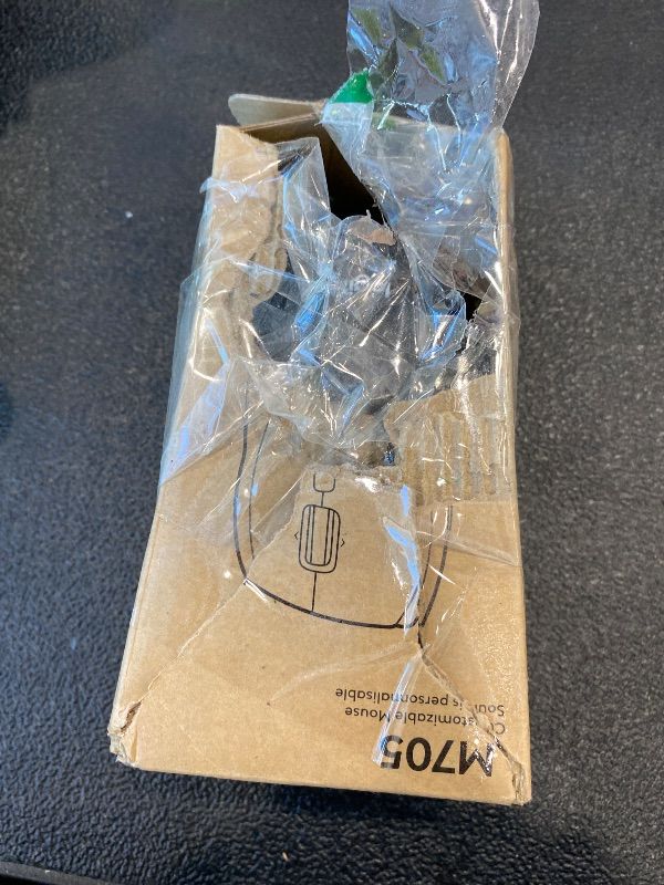 Photo 1 of **MISSING PARTS - Missing the USB receiver**
Logitech M705 Marathon Wireless Mouse, Gaming Mouse Wireless, 2.4 GHz USB-A Receiver, 5-Programmable Buttons, 3-Year Battery, PC, Mac, Laptop, Chromebook - Black