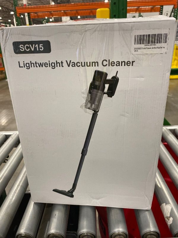 Photo 1 of *UNTESTED*
SINCHEREU Corded Vacuum Cleaner 21Kpa, 600W Powerful Suction Stick Vacuum with 5M Cord,6-in-1 Lightweight Vacuum,1 Litre Dust Cup One Touch Dust Removal,for Hard Floor Pet Hair