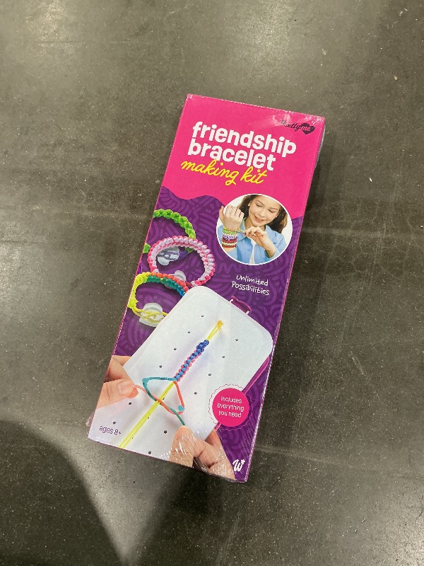 Photo 1 of **Factory sealed - Final Sale** 
Pretty Me Friendship Bracelet Making Kit for Girls - Crafts for Girl - String Bracelets Maker - Gifts for 8-12 Year Old Kid - Birthday Gift Ideas & Kits Toys Ages 8, 9, 10, 11, 12 - Kids Age 8-12 Olds
