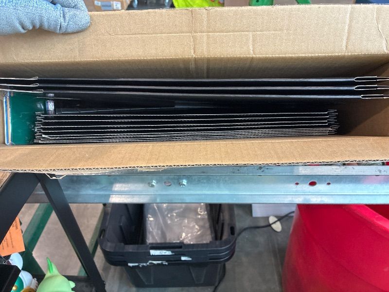 Photo 1 of **Cardboard**
QLOUNI Trading Card Storage Box, Includes 12-600 CT Boxes & 48 Card Dividers, 12000+ Trading Card Organizer for Collectible Card Games, for TCG, MTG, PTCG, Baseball Cards, with Labels & Tapes