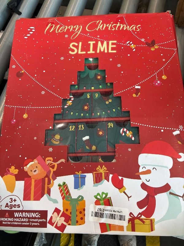 Photo 1 of *MISSING PARTS UNKNOWN*
Advent Calendar 2025-24 Day Surprise Slime Kit, Christmas Party Favors for Kids, Soft & Non-Sticky, Stocking Stuffers, Goodie Bag Stuffers, Christmas Countdown Calendars Gifts for Teens Girls Boys