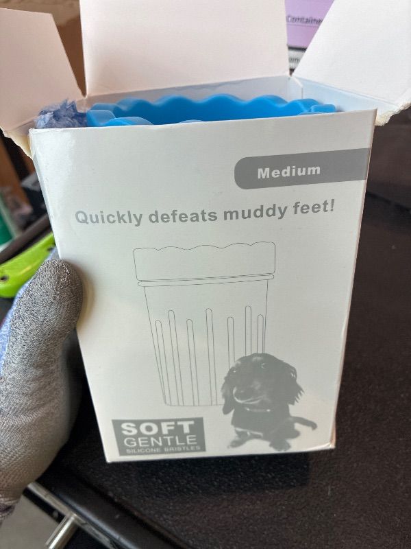 Photo 1 of *MINOR DAMAGE - USED*
Dog Paw Cleaner Cup with Soft Silicone Bristles – Portable Pet Paw Washer for Muddy Paws, Gentle Paw Cleaning Cup for Small & Large Dogs, Easy to Use & Travel-Friendly