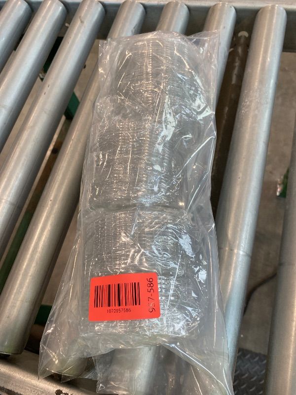 Photo 1 of *USED*
Clear Flat Cup Lids PET Plastic Lids Disposable Transparent Cup Lids with Straw Slot Fits for 12 oz, 16 oz, 20 oz and 24 oz Cups for Iced Coffee Milkshake Ice Cream Office