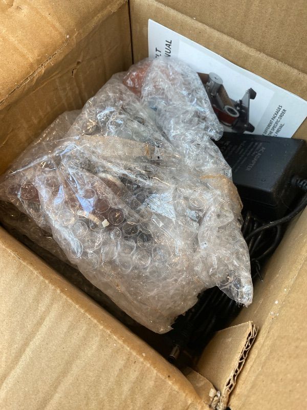 Photo 1 of *UNTESTED*
Mini Electric Belt-Sander Knife-Sharpener Sanding Machine - Small Bench Grinder Kit 7 Speed Adjustable Power Polisher DIY Polishing Grinding Tool For Knife Making, Wood Metal Working, Handcraft