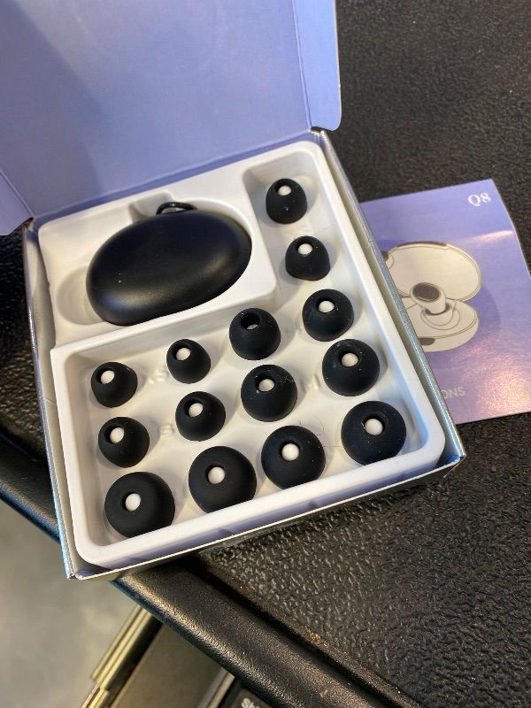 Photo 1 of *UNTESTED*
Ear Plugs for Sleeping 45dB Noise Cancelling Ear Plugs for Noise Reduction & Snoring, Concerts, Earplugs for Sleep, Sider Sleepers Airplane, Silicone Earplugs Reusable Concert Ear Plug +8Tip Obsidian