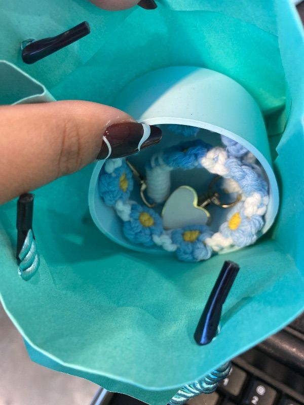 Photo 1 of **MISSING PARTS**
RNFVJH Accessories Set Including Water Bottle Handle Strap, Silicone Boot, Resin Butterfly Straw Cover, Straw Topper, Lip Balm Sleeve, Butterfly & Hairball Charms for Stanley Cup Tumbler (7pcs Blue)