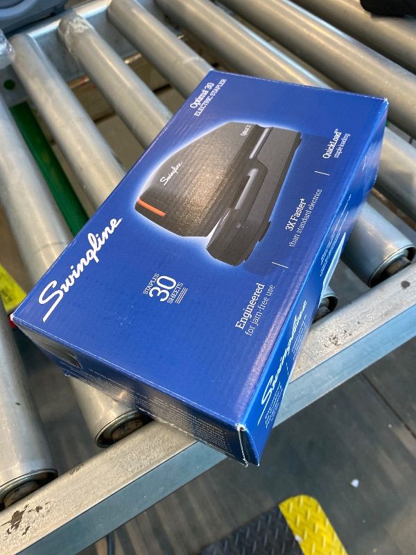 Photo 1 of *USED*
Swingline Electric Stapler, 30 Sheet Capacity, Optima 30, Black (42150)