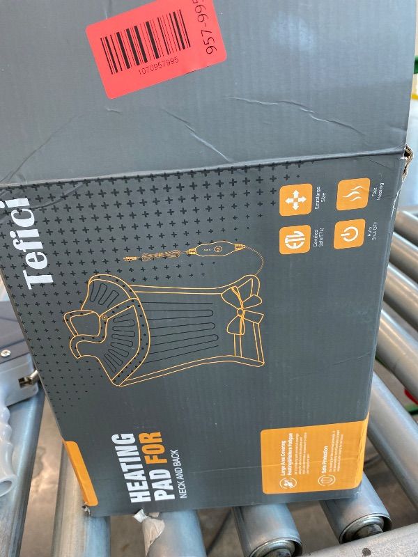 Photo 1 of *UNTESTED*
Tefici Heating Pad for Back Pain,Birthday Valentines Day Gifts for Her Him,FSA Eligible HSA Approved,24'' x33''Fast Heating,Electric Heat Pad, 2H Auto-Off,Neck and Shoulder Heat Pad,ETL Certified,Blue