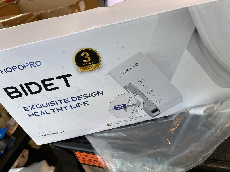 Photo 1 of *MINOR DAMAGE - USED*
HOPOPRO Bidet Attachment for Toilet, Non-Electric Bidet Ultra-Slim Dual Nozzle (Feminine/Rear Wash), Cold Water Bidets Sprayer for Existing Toilets with Adjustable Pressure Control 1-Min Install