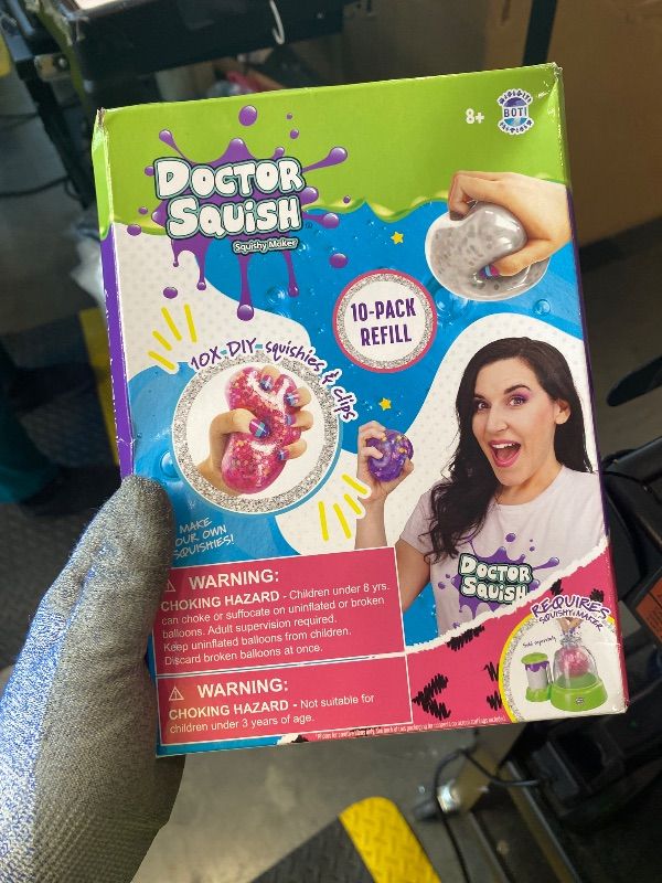Photo 1 of *MISSING PARTS UNKNOWN*
Doctor Squish Squishy Maker Refill Pack | DIY Squishy Making Kit with 10 TPR Balloons and 10 Reusable Clips | Make Your Own Squishies for Kids Ages 8 & Up | 2 Pack