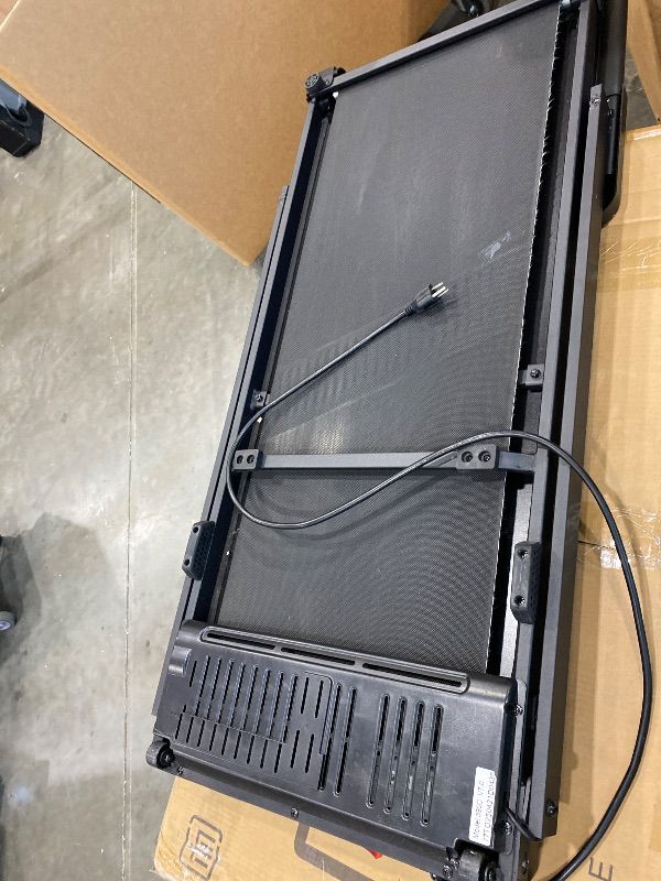 Photo 1 of *** USED MINOR DIRT MARKS**** AoraPulse Portable Foldable Treadmills for Home, Small Folding Treadmill for Home Office with 300 LBS Capacity, Walking Running Exercise Electric Compact Treadmill with LED Display