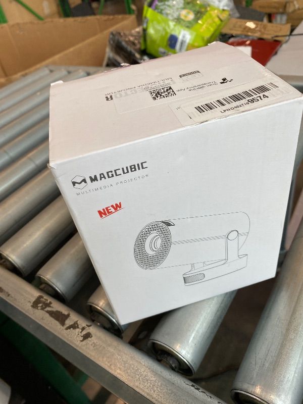 Photo 1 of *UNTESTED*
Magcubic Mini Projector with WiFi 6 and Bluetooth 5.4, Portable Projector 4K Support, 5W Soundbase Speaker, Auto Vertical Keystone 180°Rotatable Smart Proyector for Movie Home Outdoor