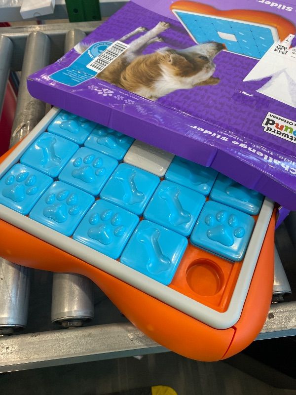 Photo 1 of *MINOR DAMAGE - USED*
Outward Hound by Nina Ottosson Challenge Slider – Interactive Dog Treat Puzzle Enrichment Toy, Level 3 Advanced