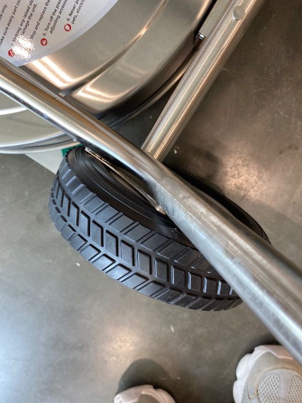 Photo 1 of [Needs Repairs] RIDGE WASHER 20’’ Surface Cleaner Dual Handle, Stainless Steel Bigger Stable Wheels Pressure Washer Surface Cleaner, Power Washer Surface Cleaner for Cleaning Driveways, Sidewalks, Patios