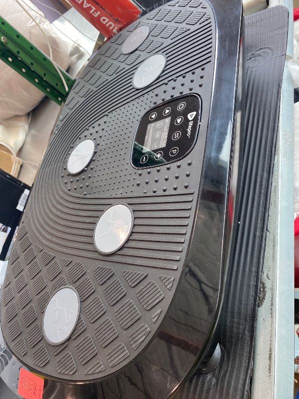 Photo 1 of [UNTESTED] LifePro Rumblex Plus 4D Vibration Plate Exercise Machine-Triple Motor Oscillation, Linear, Pulsation + 3D/4D Motion Vibration Platform,Whole Body Vibration Machine for Weight Loss&Shaping(Black)