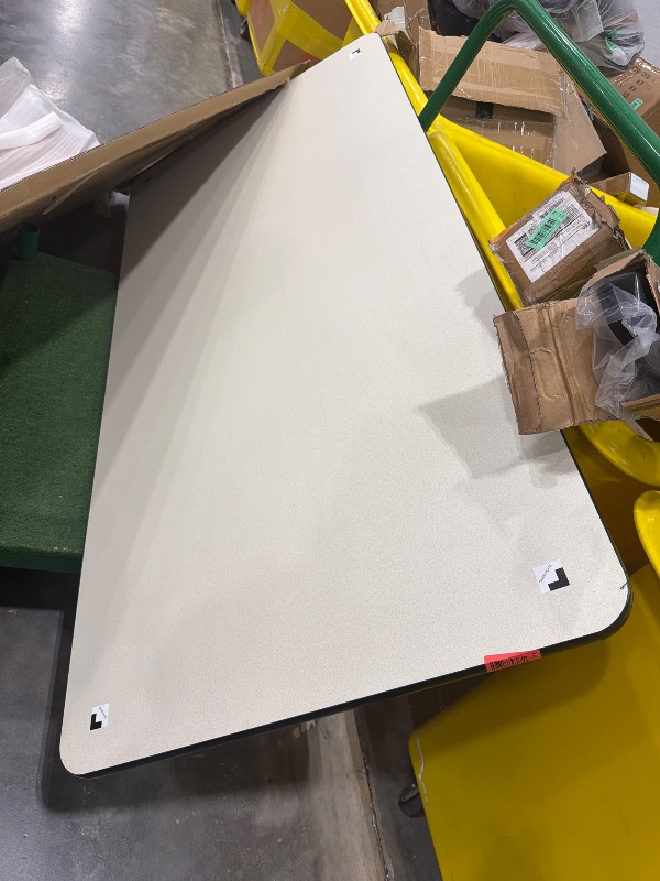 View 2 of [See Clerk Notes] Flash Furniture 30''W x 60''L Rectangular Grey HP Laminate Activity Table - Height Adjustable Short Legs