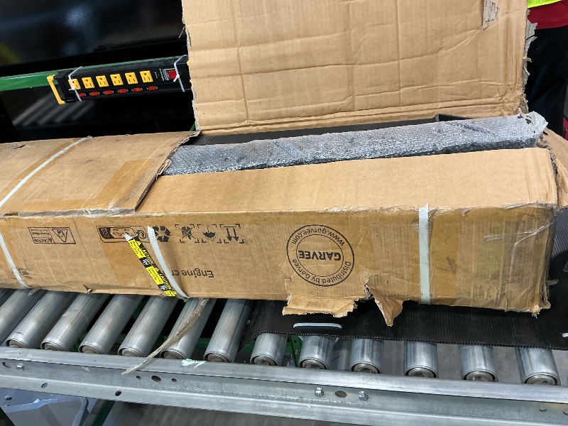 Photo 1 of 2 Ton Hydraulic Engine Hoist, 4400LB Folding Cherry Picker Shop Crane Hoist Lift with 6 Casters & Telescopic Boom for Lifting Motor, Garage, Workshop and Factory, Heavy Duty, Black