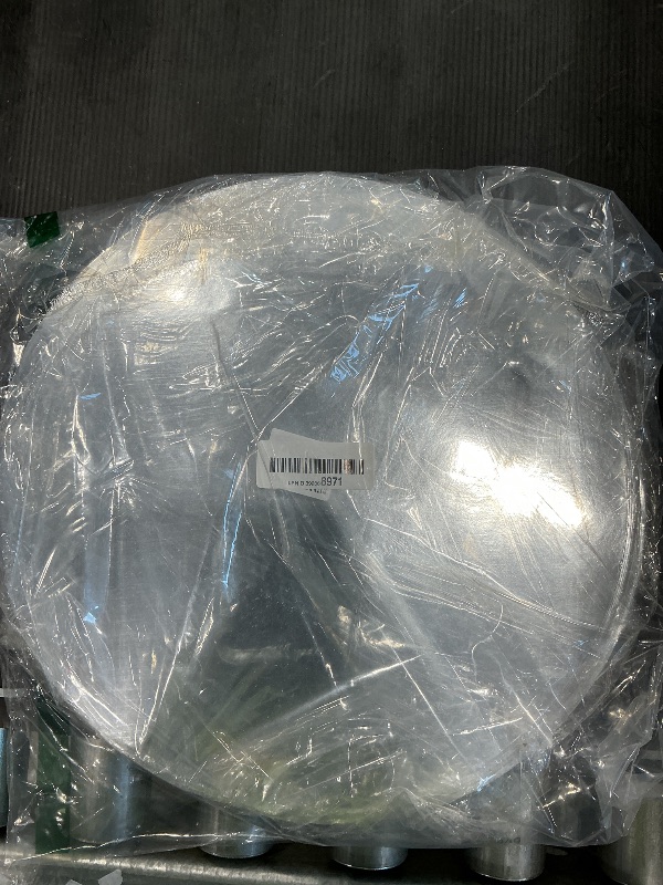 Photo 1 of 100 Pcs Round Sliver Placemats,13.3" Mirror Foil Decorative Place Mats Mirrored Disposable Paper Placemats for Dining Wedding Table Setting Mother's Day Party Table Decor