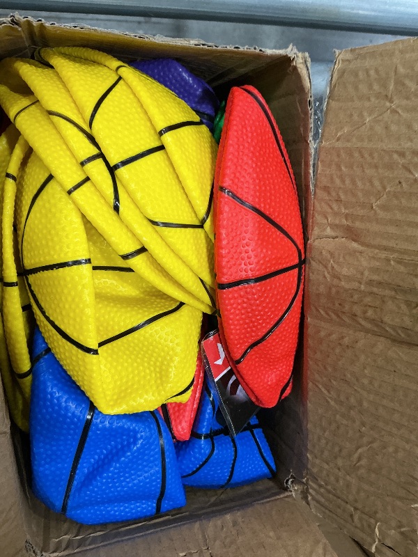 Photo 1 of ****NO Needle***30Pcs 7" Mini Basketballs Balls Bulk, PVC Small Basketball for Over The Door Basketball Hoop Games Party Favors Indoor Outdoor Play Adults Kids Pool Beach Colorful
