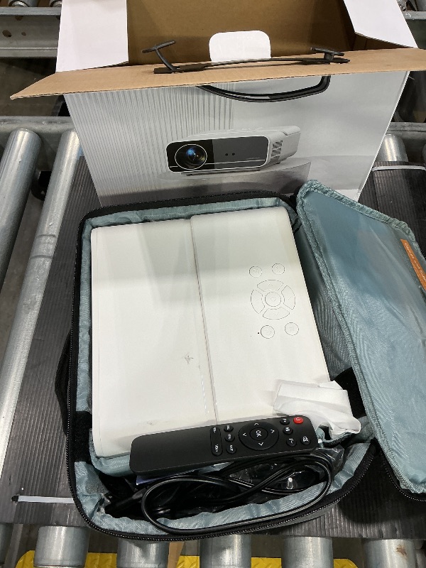 Photo 1 of ***SEE CLERK COMMENTS*** [Auto Focus/4K Support] Projector with WiFi and Bluetooth, 700ANSI Native 1080P Outdoor Movie Projector with Auto Focus/4P6D Keystone/50% Zoom/PPT, DBPOWER Portable Projector for iOS/Android/TV Stick