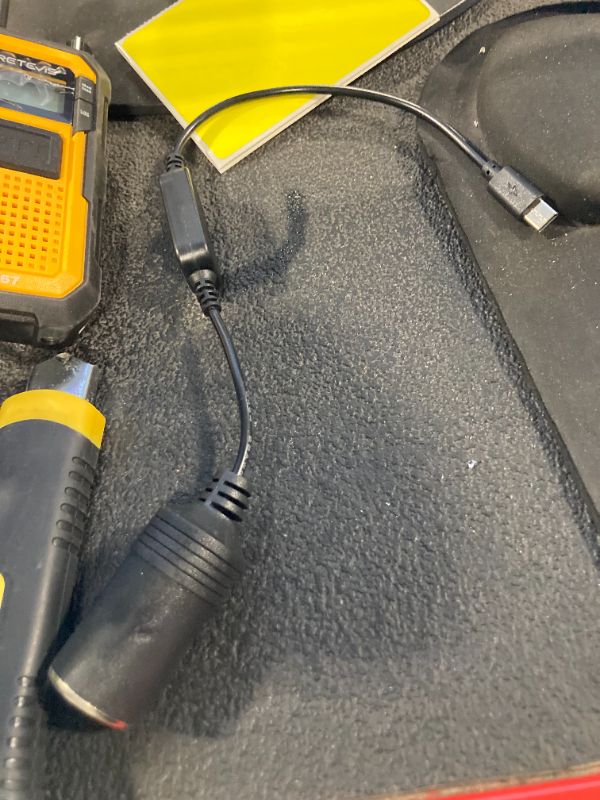 Photo 1 of ***ONLY ONE****Moqidong USB C to 12V Adapter, USB C to 12V Cigarette Lighter Adapter PD3.0 Type C Male to 12V Cigarette Lighter Socket Female Cable for Dash Cam Power Bank GPS Car Led Light Strips 2 Pack