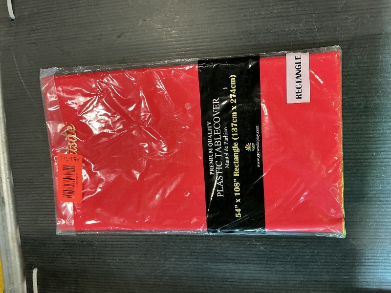 Photo 1 of *Premium* Red table cover 54" x 108"