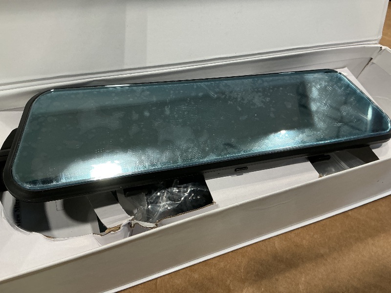 Photo 1 of **UNTESTED**
32GB Card-Mirror Dash Cam Front and Rear, Dual Dashcam 1080P Backup Rear View Mirror Camera,9.66 inch Full Touch Screen Rearview Mirror Dash Cam, Loop Recording,Parking Monitor,G-Sensor,Night Vision