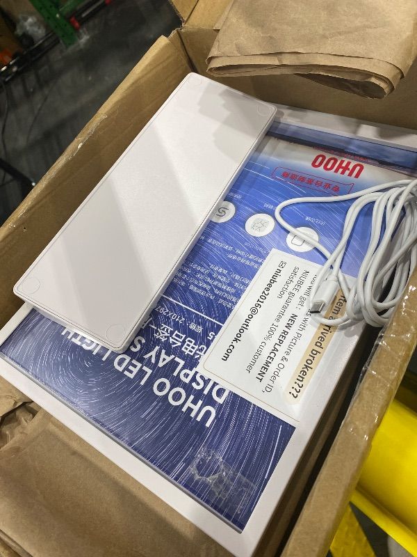 Photo 1 of *PARTIAL SET - ONLY 1 in the Box*
Relx Acrylic Sign Holder 8.5 x 11, Slant Back Acrylic Display Stand, Clear Frames Plastic Sign Holder for Store, Restaurant (12 Pack)