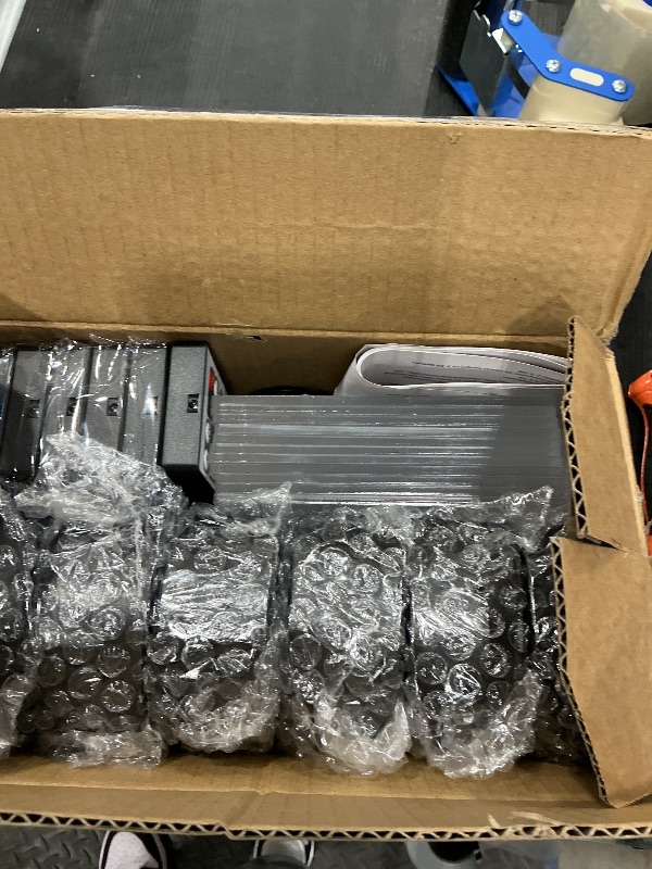 Photo 1 of 12 Pieces Clear Acrylic Sheets and 12 Pieces 3D Night LED Light Lamp Base with Remote Control and USB Cable, DIY Acrylic Lamp Base Set for Restaurant Bar Cafe Shop Room Decoration (Rectangular)