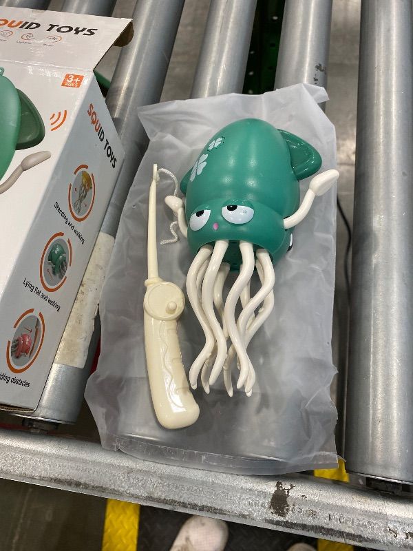 Photo 1 of *Minor Damage*
Magic Dancing Octopus Toy - Smart Obstacle-Dodging Robot with LED Light Show & Music, USB Rechargeable Tummy Time Squid Toy for Babies | Electric Crawling Octopus | Interactive Gift for Kids 3+