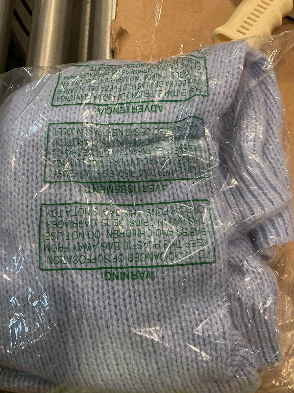 Photo 1 of **MINOR DAMAGED**
Haloumoning Girls Long Sleeve Cardigan Kids Casual Open Front Chunky Sweater Fall Outerwear 5-14Y Sky Blue