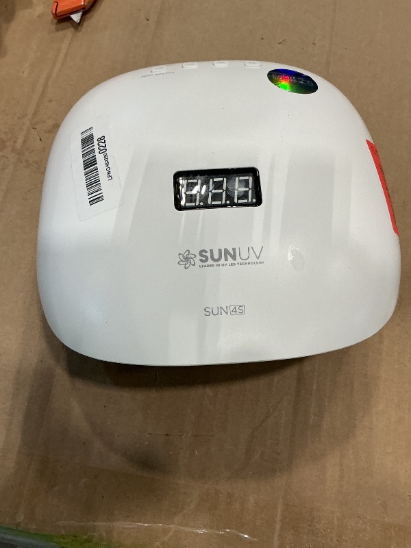 View 2 of *Missing Parts*
SUNUV LED UV Nail Light, UV Lamp for Gel Nails Polish with 4 Timer Settings, LCD Display Removable Base, SUN4S Pink