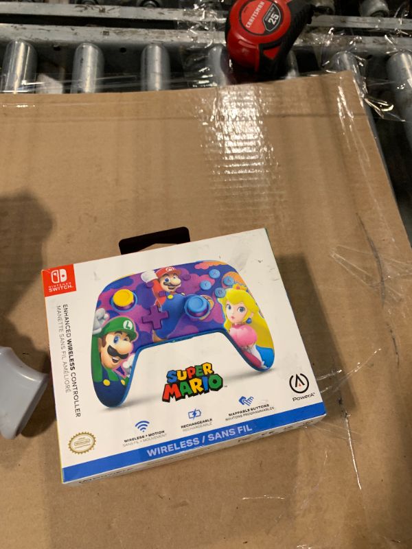 Photo 1 of **UNTESTED**
PowerA Enhanced Wireless Controller for Nintendo Switch/Switch 2 / Switch Lite/OLED Model - Color Splash Heros - Gamepad, game controller, Officially Licensed stick drift