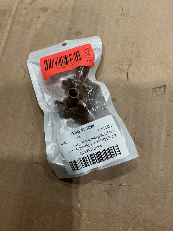 Photo 1 of **3 Pcs Microwave Turntable Coupler, Microwave Oven Replacement Parts Spinner Turntable Roller Guide Support Accessories for Glass, Tray Drive Coupling Replacement Parts