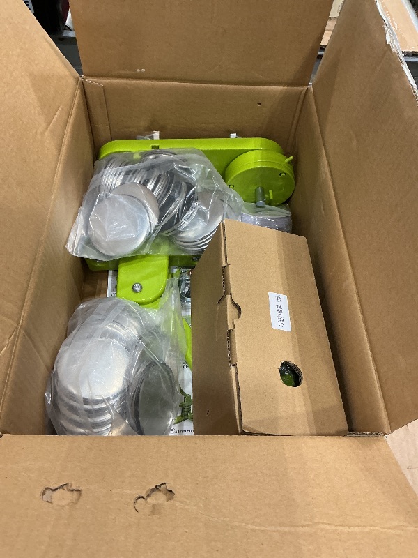 Photo 1 of *Missing parts* Happizza Button Maker Machine, 75mm(3 inch) DIY Pin Button Maker Press Machine Kit, Badge Button Press Machine Pin Maker Machine with Free 100pcs Button Parts&Pictures&Circle Cutter&Magic Book