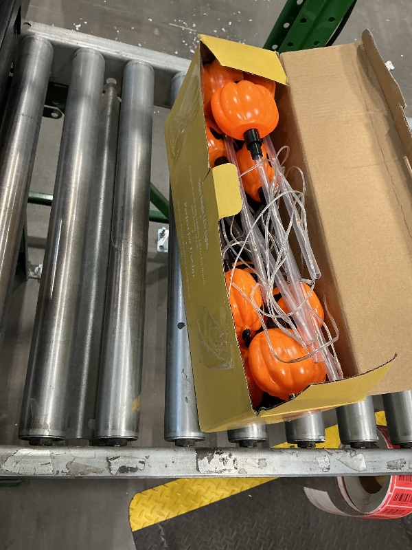 Photo 1 of 12 Pack Solar Pumpkin Lights for Halloween Decorations Outdoor, Waterproof Halloween Pathway Lights with 8 Modes, Orange Purple and Green Halloween Walkway Stake Lights for Yard Garden Party Decor