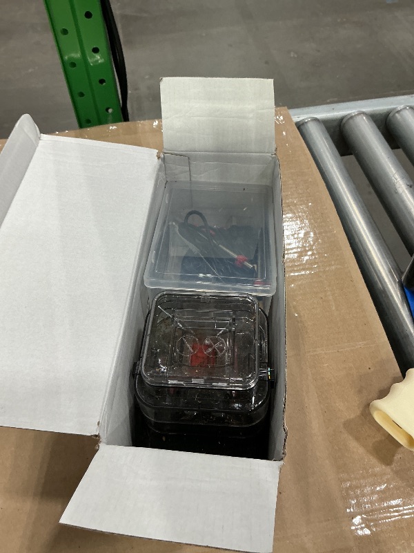 Photo 1 of *MISSING PARTS UNKNOWN*
Automatic Rolling Machine Electric Cigarette Injector Machine for Tubes King/Regular/Slim 100s Cigarette and Pre Roll Cones Cigarette Injector Roller Machine (Black)