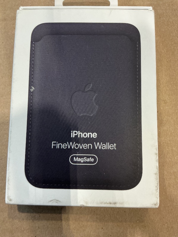 Photo 1 of **MAJOR DAMAGE**
Apple iPhone FineWoven Wallet with MagSafe - Black ???????