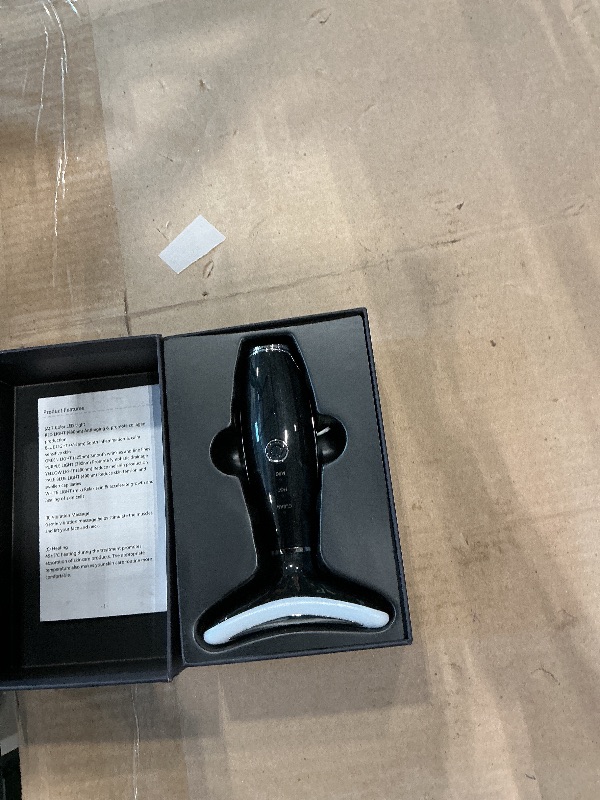 Photo 1 of *USED*
Face Massager -7 Color Red-Light-Therapy for Face and Neck for Wrinkles, Double Chin, Vibrating Facial Massager with Thermals (Black)