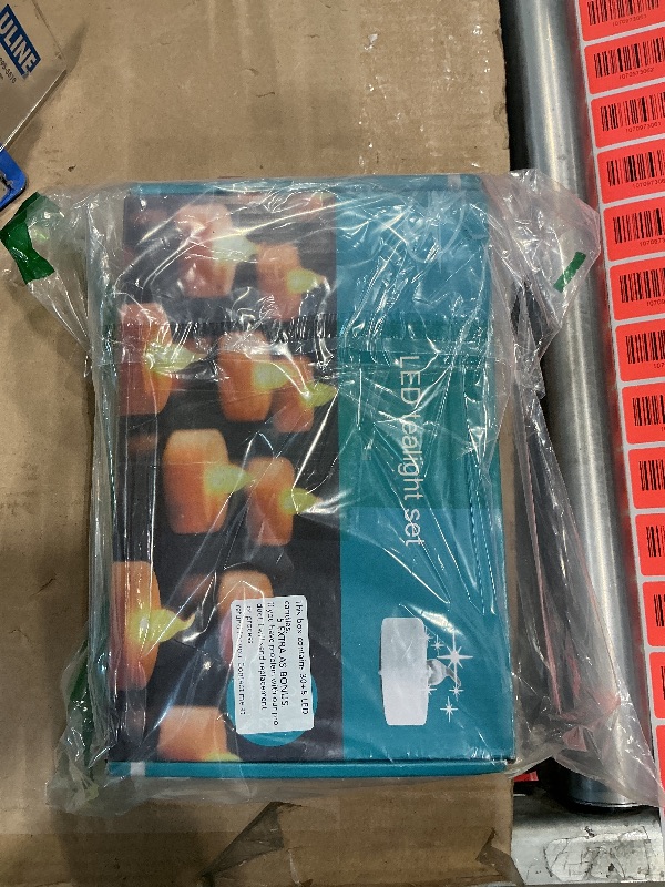 Photo 1 of AceList 30 Sets Luminary Bags with Flameless Candles Include 30 Flameless LED Tea Lights, LED Tealight Candles and Moisture-Proof 30 Luminary Bags for Christmas Wedding Party Thanksgiving Decor