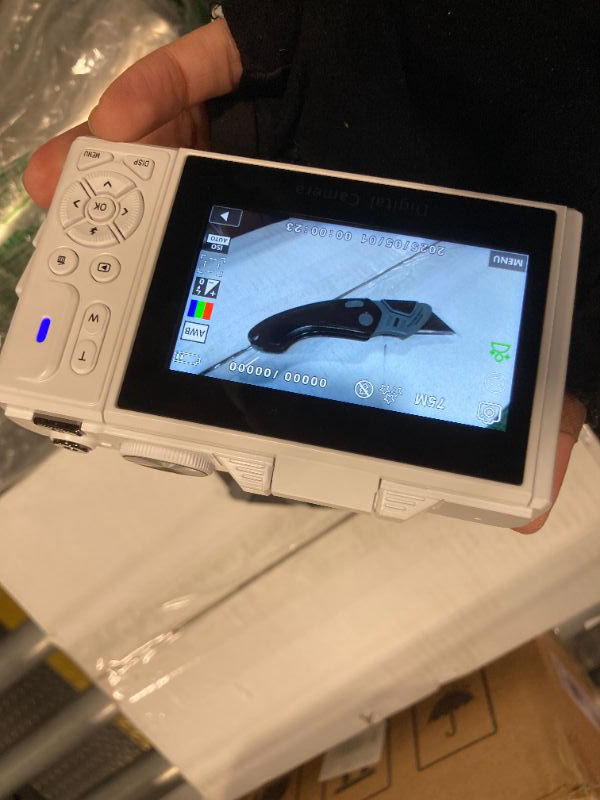 Photo 1 of 5K Digital Camera for Photography, Upgraded 75MP Autofocus WiFi Vlogging Camera for YouTube with 3" 180° Flip Screen, 18X Zoom, UHD Compact Travel Cameras with 64GB Card, 2 Batteries