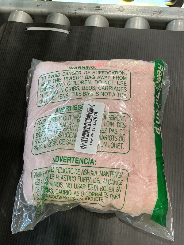 Photo 1 of **MINOR DAMAGE**
Yurhap Fleece Baby Blanket Heart Checkered Blanket, Ultra Soft Cozy Baby Blankets for Girls Boys, Fluffy Infant Toddler Newborn Receiving Blankets for Crib Stroller 30”×40” (Light Pink)