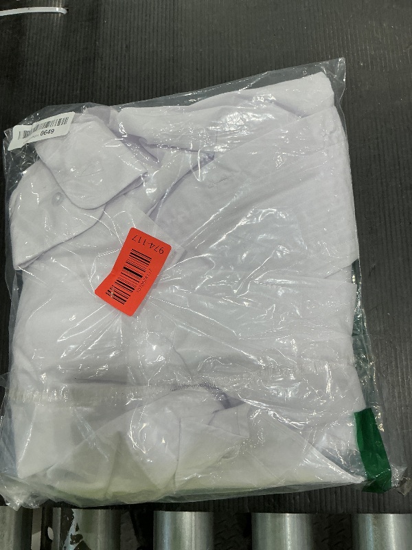 Photo 1 of *MISSING PARTS UNKNOWN*
OmegaTux Mens Formal Wing Collar Tuxedo Shirt, 1/4" Pleat White (OMTX500-18.5-35)