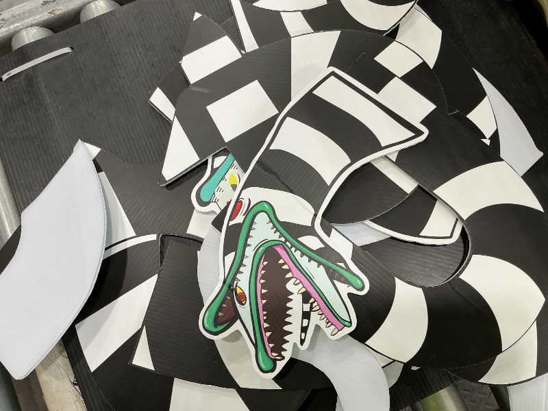 Photo 1 of *stock photo for reference *Loungefly Beetlejuice Sandworm Wall Art