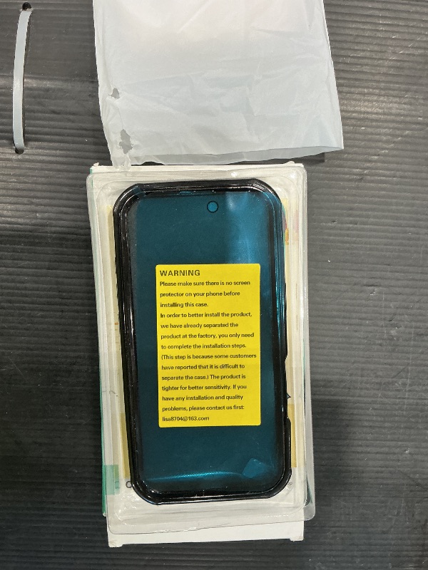 Photo 1 of [CD Metal Ring Stand + Built-in Privacy Screen Protector] Magnetic Case for iPhone 16 Pro 6.3" [Soft Bumper Full Signal] [Compatible with MagSafe] 9H Glass Full Body Shockproof Clear Case, Black