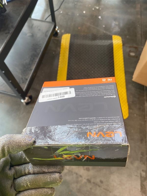 Photo 1 of *Missing Parts*
LEVN Open Ear Headphones with Mic, 29g Bluetooth Headset with Microphone, Bluetooth Headphones with Noise Cancelling Mic, Waterproof Non-slip Wireless Headset with Mic for Work, Workout, Driving, Call