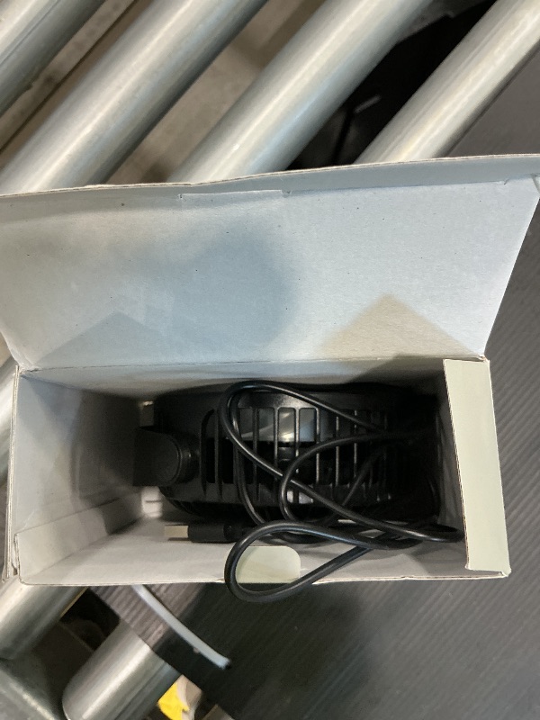 Photo 1 of *Missing parts* Gaiatop Mini Portable Stroller Fan, Battery Operated Small Clip on, Detachable 3 Speed Rechargeable, 360° Rotate Flexible Tripod Better Cooling for Car Seat Crib Treadmill Travel Black