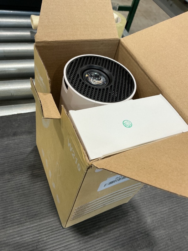 Photo 1 of [Built-in Apps & 2025 Upgraded] Mini Projector with WiFi 6 and Bluetooth 5.4 Support 4K 1080P Auto Keystone 180° Rotatable Projector Portable Compatibile with HDMI/TV Stick/Memory Stick/Laptop, White