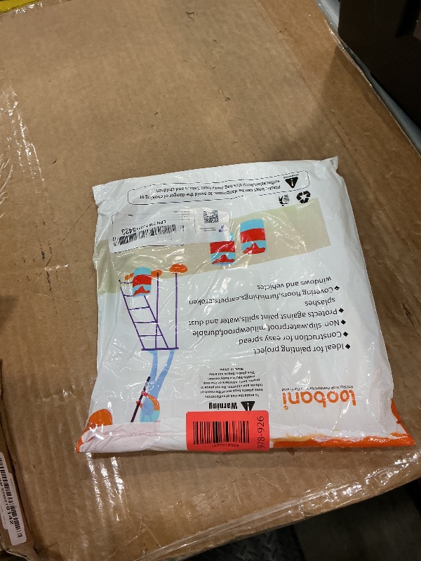 Photo 1 of *PARTIAL SET*
10 Piece Painter Plastic Drop Cloths Sheet,Waterproof Anti-dust Cover,9x12 Feet Disposable Tarp for Painting for Couch/Furniture Cover